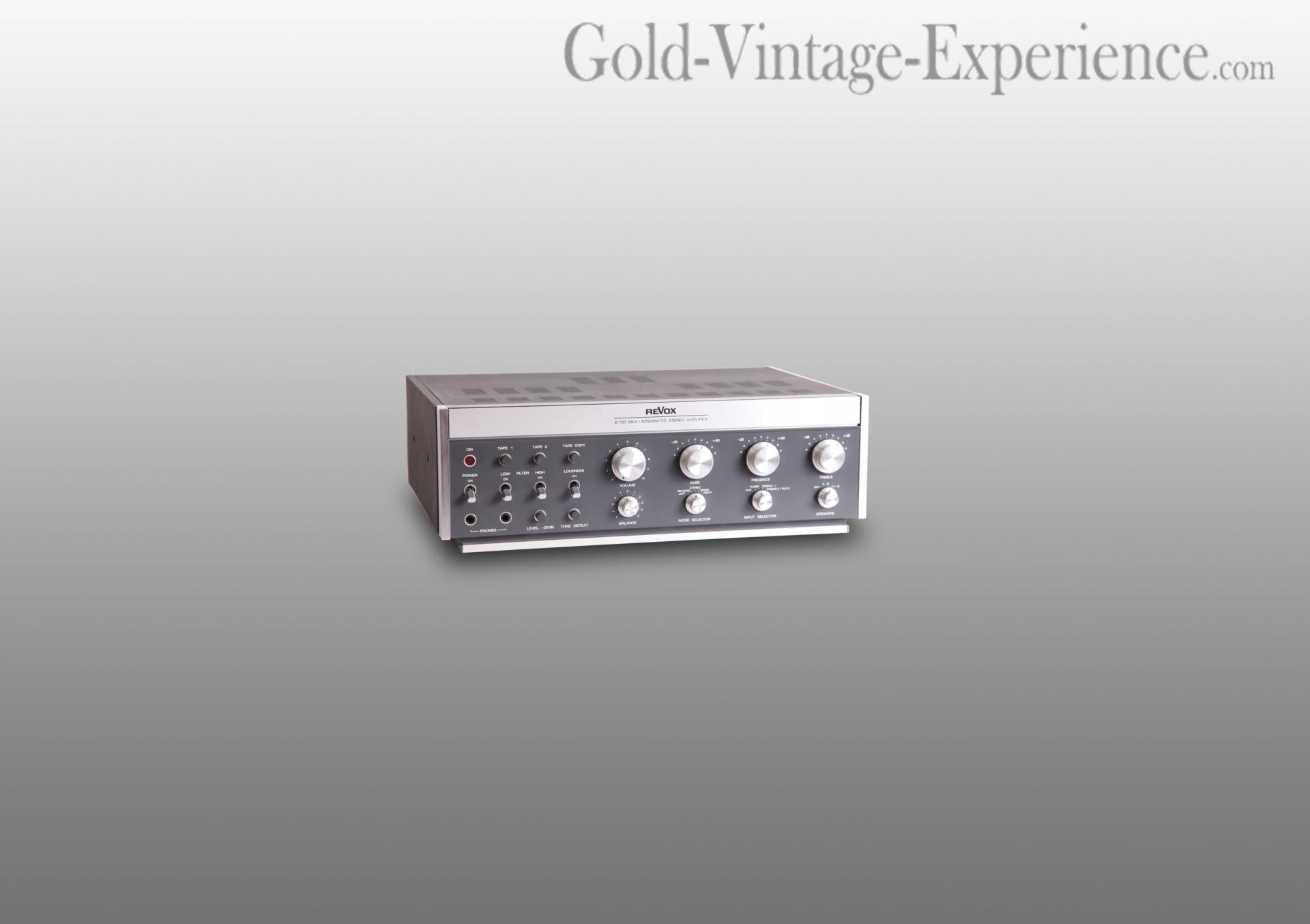 Revox b750 mk2 fond degrade