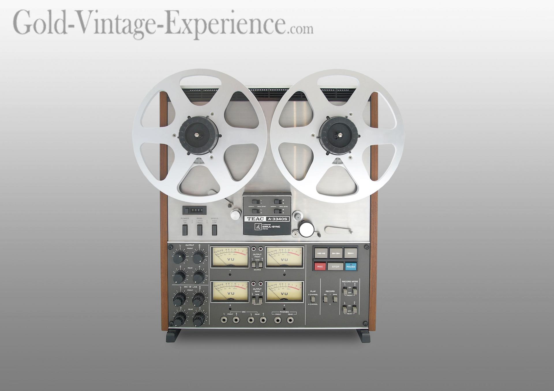 excellent teac a 3340s multi track reel to reel